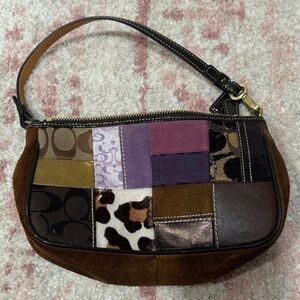 Vintage coach patchwork bag